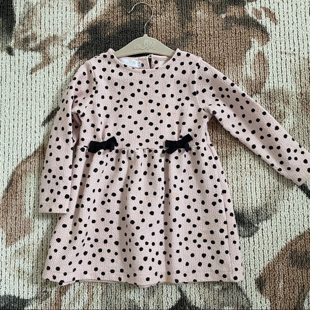 Zara polka dot dress